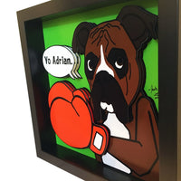 Boxer Rocky Balboa 3D Art