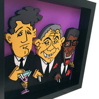Rat Pack 3D Art