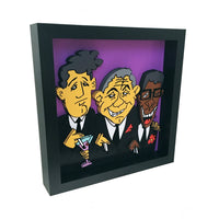 Rat Pack 3D Art