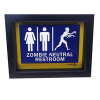 Zombie Neutral Bathroom 3D Art