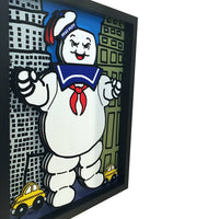 Stay Puft Marshmallow Man 11x14" 3D Art
