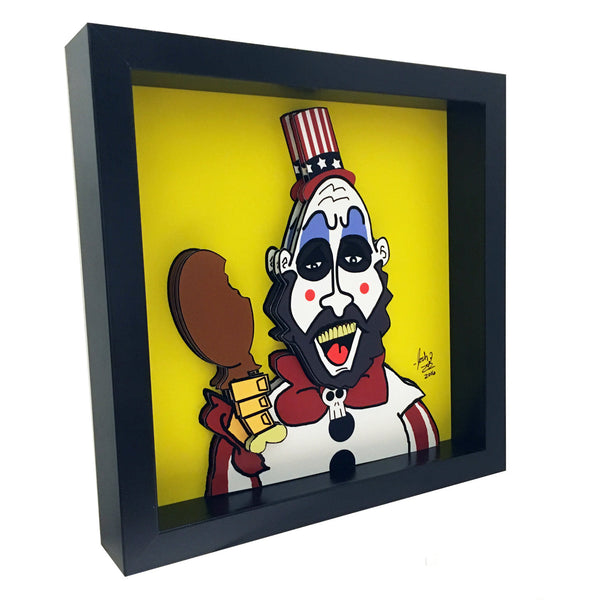 Captain Spaulding 12x12" 3D Art