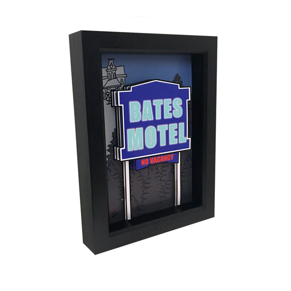 Bates Motel Sign 3D Art