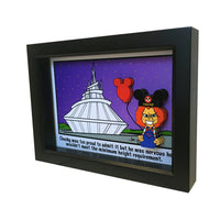 Chucky Rides Space Mountain 3D Art