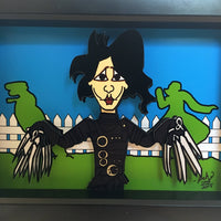 Edward Scissorhands 3D Art