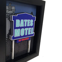 Bates Motel Sign 3D Art