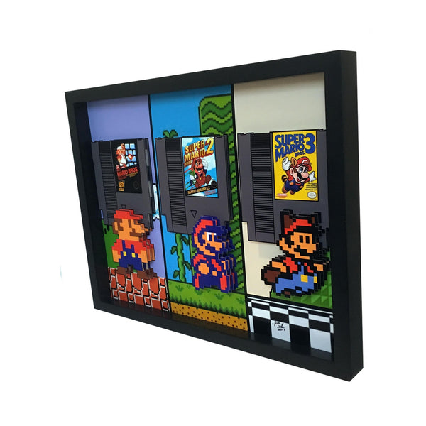 Cadre 3D lenticulaire - Pyramid - Super Mario - Mario et Luigi - Vert/Rouge/Bleu - 20,5x25,5 cm - Maison Cadre 3D lenticulaire - Pyramid - Super Mario - Mario et Luigi - Vert/Rouge/Bleu - 20,5x25,5 cm - Maison
