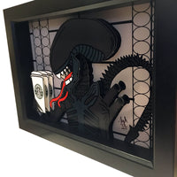 Alien Xenomorph Starbucks 3D Art