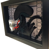 Alien Xenomorph Starbucks 3D Art