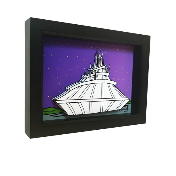 Space Mountain 3D Art