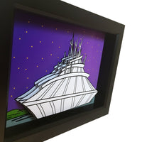 Space Mountain 3D Art