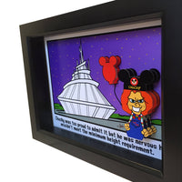 Chucky Rides Space Mountain 3D Art
