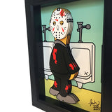 Jason Voorhees Bathroom Decor 3D Art