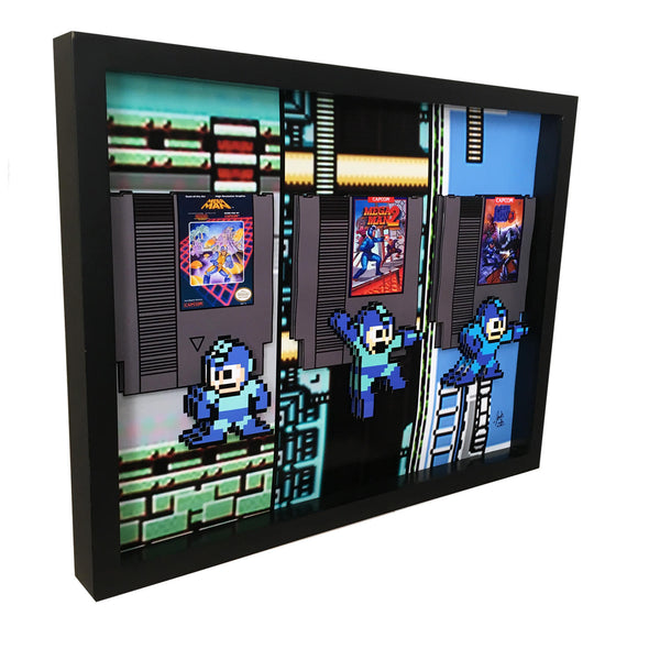 Mega Man Trilogy 3D Art