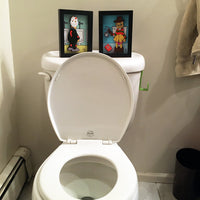 Freddy and Jason Bathroom Decor 3D Art