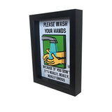Funny Washroom Sign 3D Art