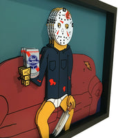 Relaxing Jason Voorhees 3D Art