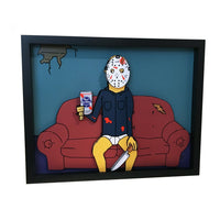 Relaxing Jason Voorhees 3D Art