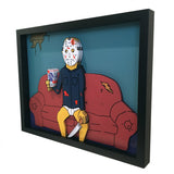 Relaxing Jason Voorhees 3D Art