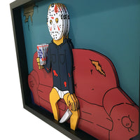 Relaxing Jason Voorhees 3D Art