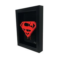 Superman Doomsday Logo 3D Art