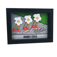 Runny Eggs 3D Art