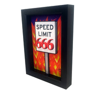 Speed Limit 666 3D Art