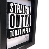Straight Outta Toilet Paper 3D Art