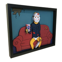 Relaxing Jason Voorhees 3D Art