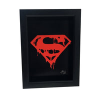 Superman Doomsday Logo 3D Art