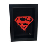 Superman Doomsday Logo 3D Art