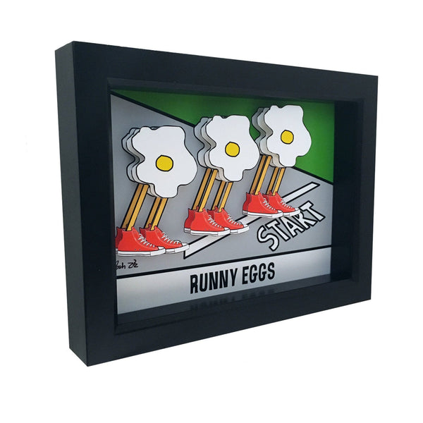 Runny Eggs 3D Art