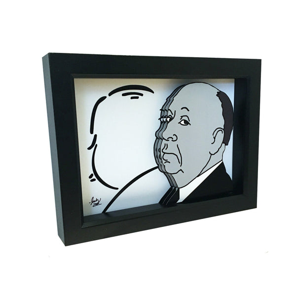 Alfred Hitchcock Presents 3D Art (5x7" version)