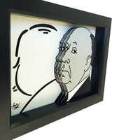 Alfred Hitchcock Presents 3D Art (5x7" version)