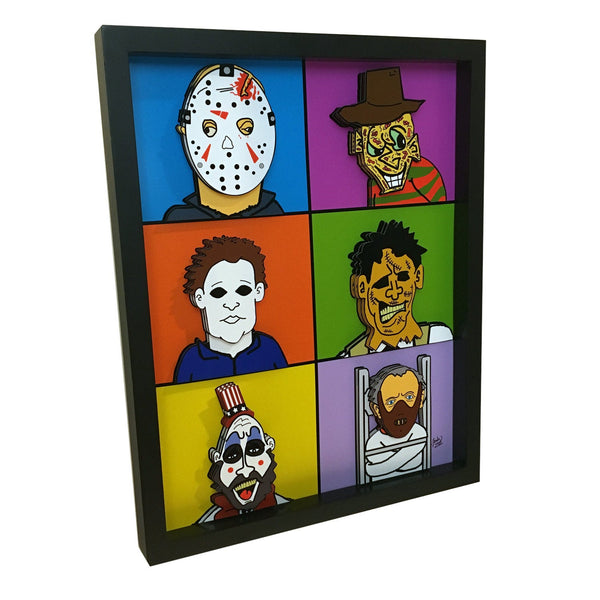 Horror Icons 3D Art
