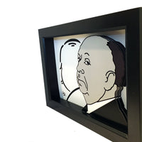 Alfred Hitchcock Presents 3D Art (5x7" version)