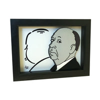Alfred Hitchcock Presents 3D Art (5x7" version)