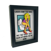 Ladies Don't Be Rude 3D Art
