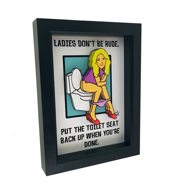 Ladies Don't Be Rude 3D Art