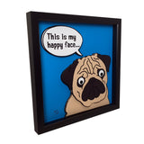 Pug 12x12" 3D Art