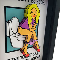 Ladies Don't Be Rude 3D Art
