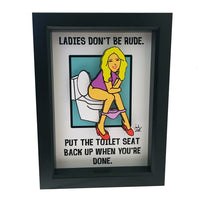 Ladies Don't Be Rude 3D Art