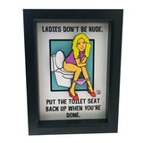 Ladies Don't Be Rude 3D Art