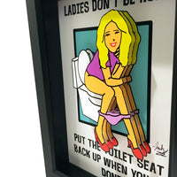 Ladies Don't Be Rude 3D Art