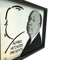Alfred Hitchcock Presents 3D Art (11x14" version)