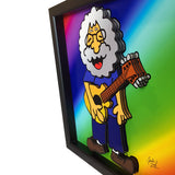 Jerry Garcia 12x12" 3D Art