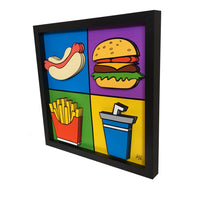 Cartoon Kitchen Decor 3D Art
