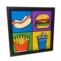 Cartoon Kitchen Decor 3D Art