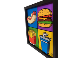 Cartoon Kitchen Decor 3D Art
