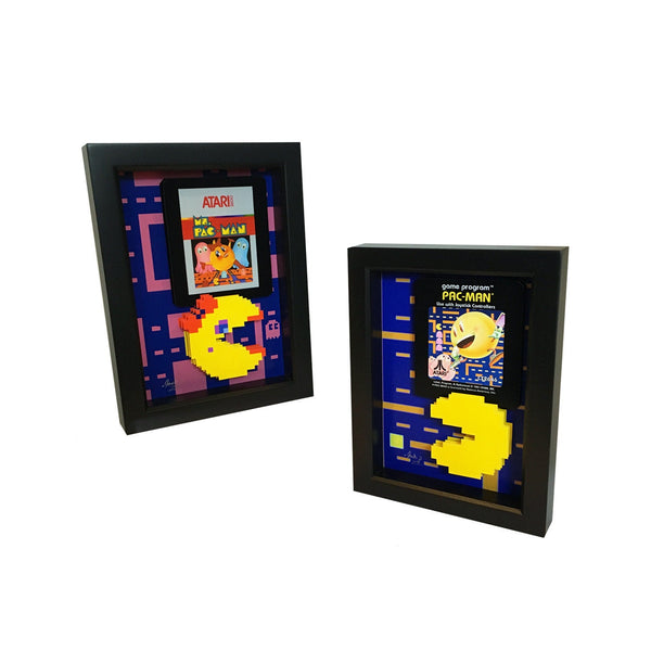 Pacman and Ms Pacman Atari 3D Art